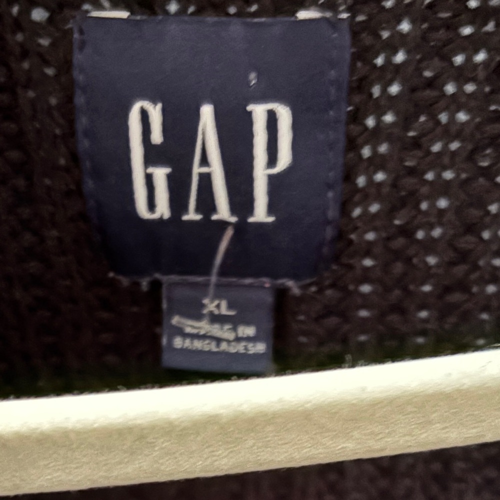 Gap Women's Classic Button Down Black Cardigan - image 2